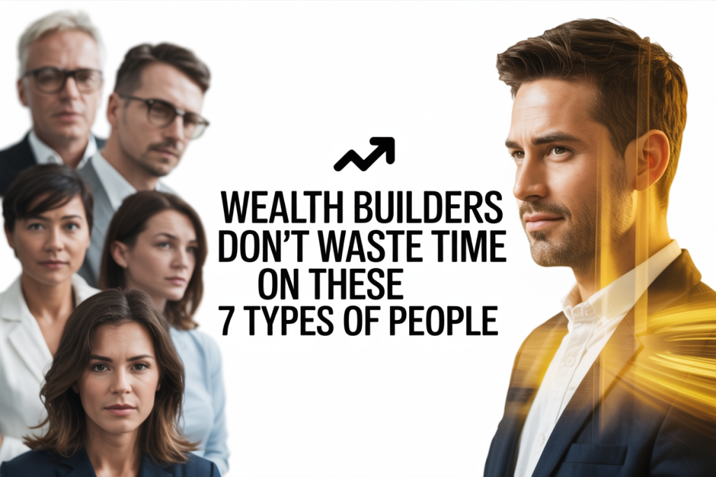 People Who Build Wealth Don’t Waste Time on These 7 Types of People